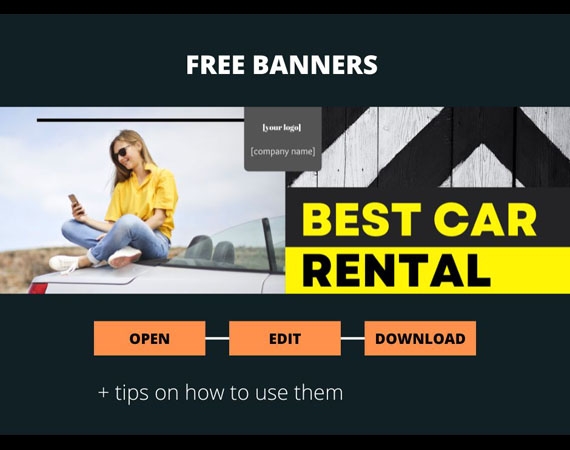 Car Rental Company Banners: Why Are They A Winning Strategy? Download Free Templates